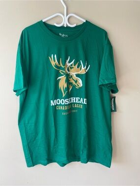 Moosehead Green Logo Graphic Tee - Men X-Large